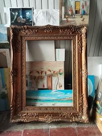 Cornice in legno arte barocca per quadri o specchi