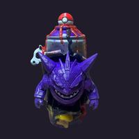 Mecha Gengar bumble figure