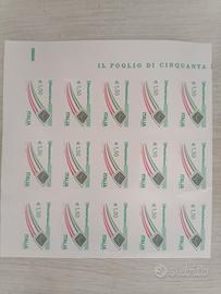 lotto 15 francobolli sottofacciale da 1,50 €