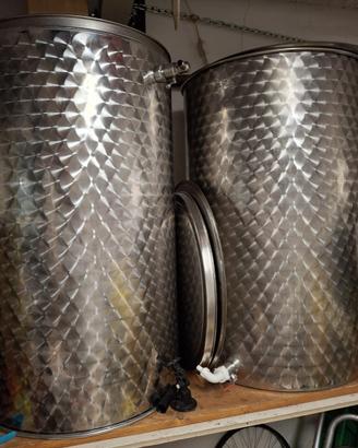 Serbatoio per vino acciaio inox