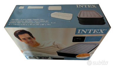 Materasso AUTOGONFIANTE NUOVO INTEX 1 PIAZZA LARGE