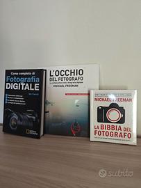 Set di 3 libri sulla fotografia