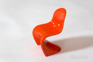 VITRA Miniature - Panton Chair Arancione Rara