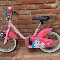 Bici bimba unicorno 14"