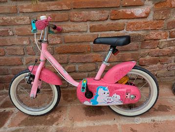 Bici bimba unicorno 14"
