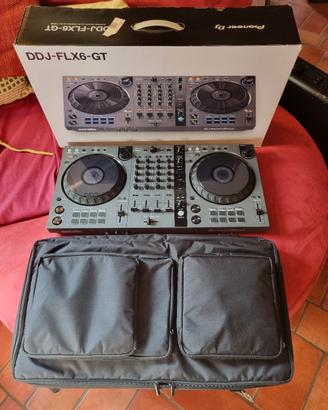 Pioneer DJ DDJ-FLX6 GT + Borsa Custodia