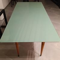 Tavolo vintage - piano vetro