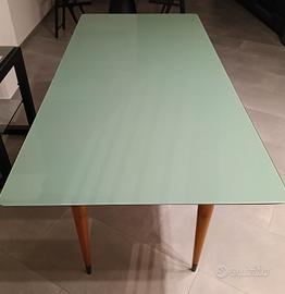 Tavolo vintage - piano vetro