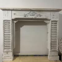 Caminetto finto shabby