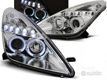 Fari anteriori angel eyes led toyota celica t23 99