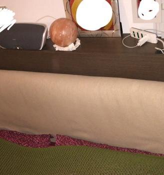 Testata letto legno wenghè