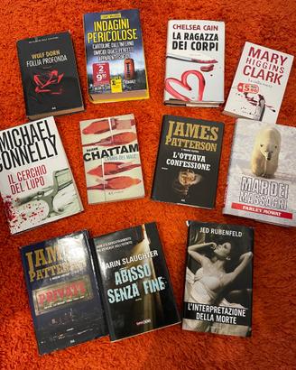 Set 8 libri gialli / thriller