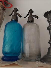 2 sifoni  in vetro anni 30