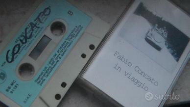 2 Musicassette Fabio Concato "In viaggio" + altre
