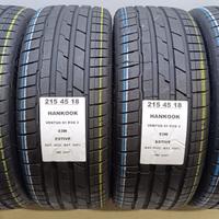 4 GOMME 215 45 18 HANKOOK 100% RIF3397