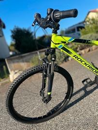 MTB Rockrider ST500 24’’ colore giallo fluo
