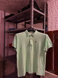 Polo lacoste verde menta taglia 42 come nuova