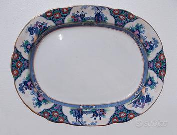 Antico vassoio di porcellana inglese