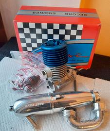 Motore ROSSI testa BLU 3,5 cc VINTAGE