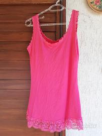 Top da donna Ovs, colore rosa, in cotone, taglia M