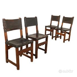 Gruppo 4 Sedie - Inizio XVIII Secolo