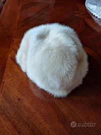 Colbacco visone bianco