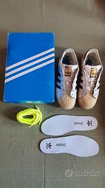 Adidas Superstar J Originals bianche misura 37-1/3