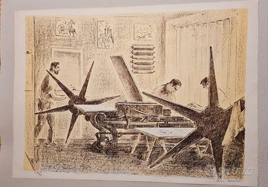 Litografia di Silvio Consadori