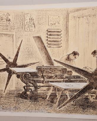 Litografia di Silvio Consadori