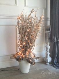 albero di natale stile shabby chic e provenzale