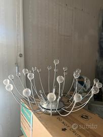 Lampadario in acciaio