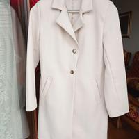 Cappotto donna bianco panna