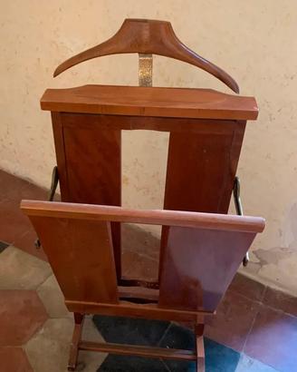 Indossatore appendiabiti da camera legno massello