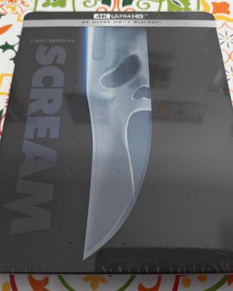 Film Scream Steelbook 4K Ultra-HD + Blu-ray nuovo