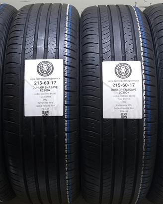 4 GOMME 215 60 17 DUNLOP A66281