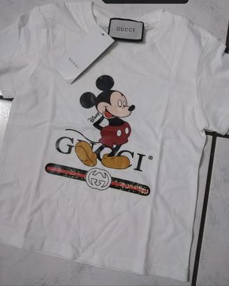 t shirt gucci topolino 5 6 anni nuova  23euro