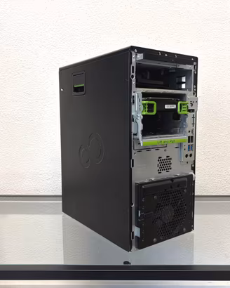 PC SERVER FUJITSU XEON ssd 256gb + hdd 2000GB W11