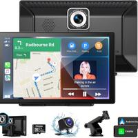 Autoradio Carplay 9 pollici Android Dash Cam 64GB