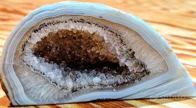 Geode di Agata Brasiliana, Drusa Quarzo naturale 