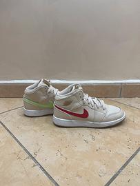 Nike Air Jordan 1 Mid Utility Fleece Pearl White