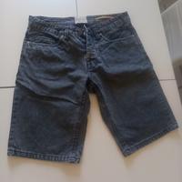 PANTALONCINI JEANS UOMO GRIGIO