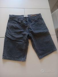 PANTALONCINI JEANS UOMO GRIGIO