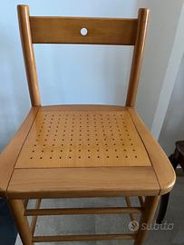 Set di 4 sedie alte da cucina