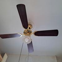 Ventola da soffitto con lampada