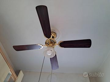 Ventola da soffitto con lampada