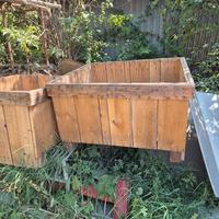cassoni  bins  di legno