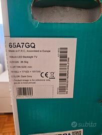 Smart TV QLED 65" Hisense 65A7GQ - PARI AL NUOVO