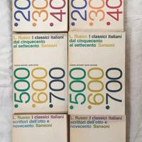 L. Russo - I classici Italiani - Sansoni, 6 volumi