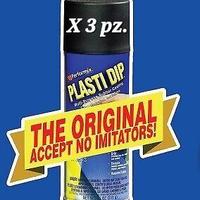 Bombolette Plastidip nero opaco nuove n.3