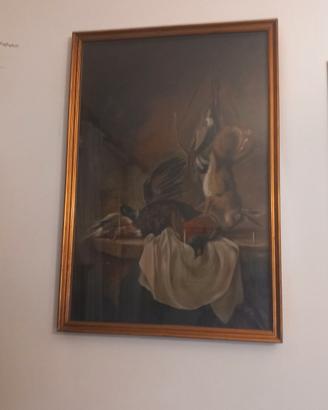 La selvaggina quadro in pittura